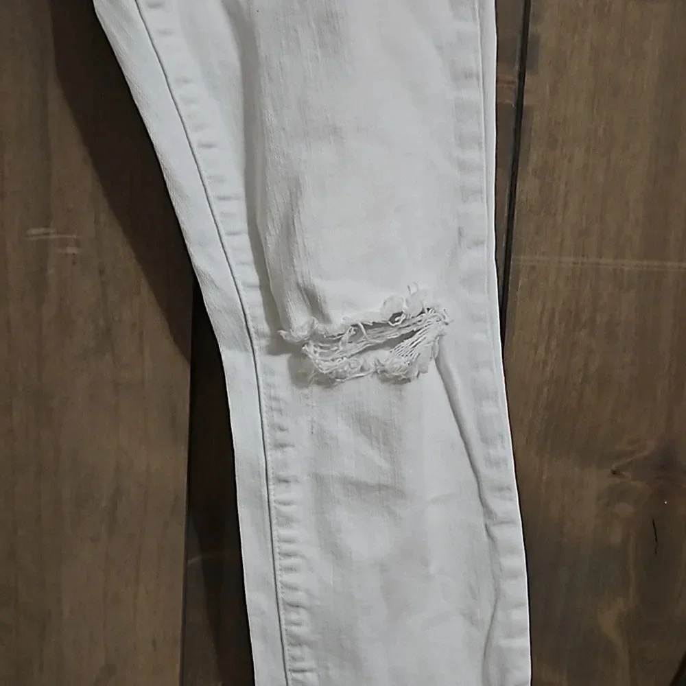 ANTHROPOLOGIE Current/Elliott The High Waist Stiletto Jean in Sugar. Size… - Picture 7 of 13